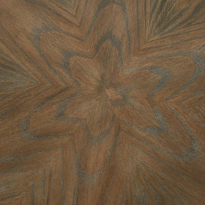 Table With Reclaimed - Natural reclaimed wood parquet pattern table on Tampa Home & Garden Store