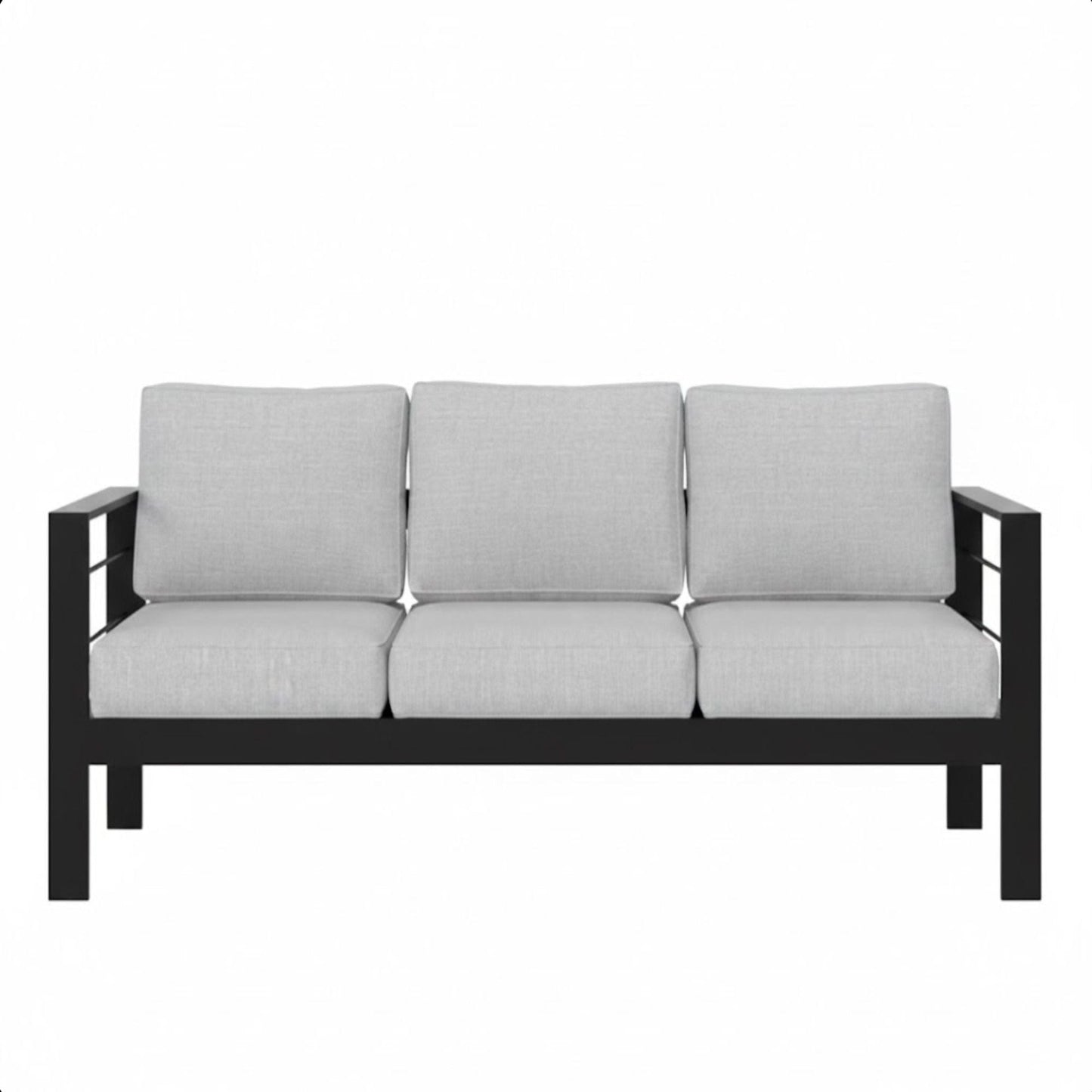 Three Seat Outdoor Sofa and Thick Cushions