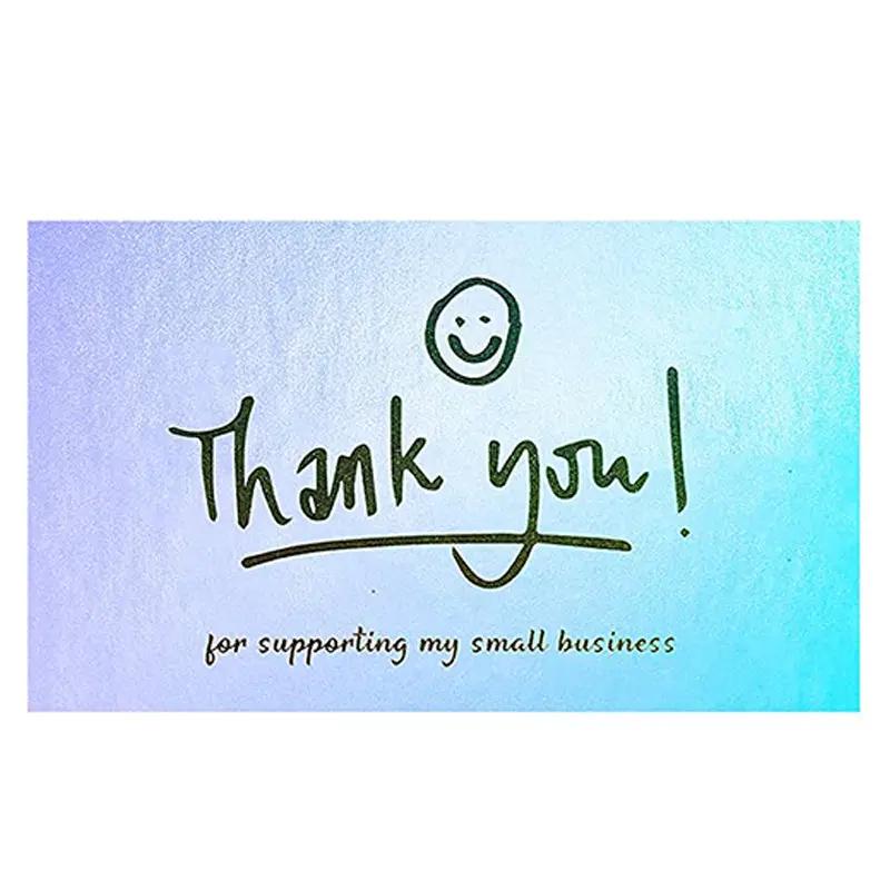 English Holiday Thank You Card for Do It Yourself