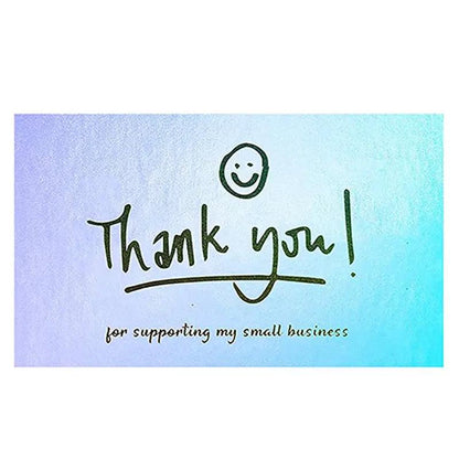 English Holiday Thank You Card for Do It Yourself