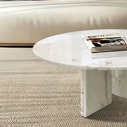 Elegant Coffee Duo Table Set white marble round tables by Unique Piece Furniture on Tampa Home & Garden Store