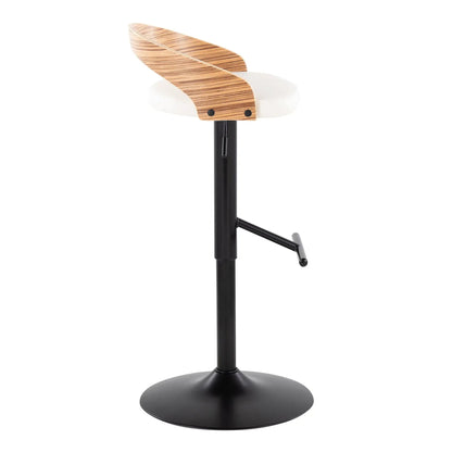 Grotto Adjustable Barstool With Swivel Set Of 2