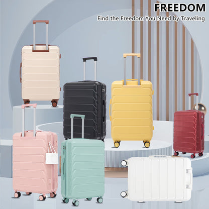 3-piece spinner luggage set by HouseOfZazla; sizes 20/24/28 with combination locks on Tampa Home & Garden Store