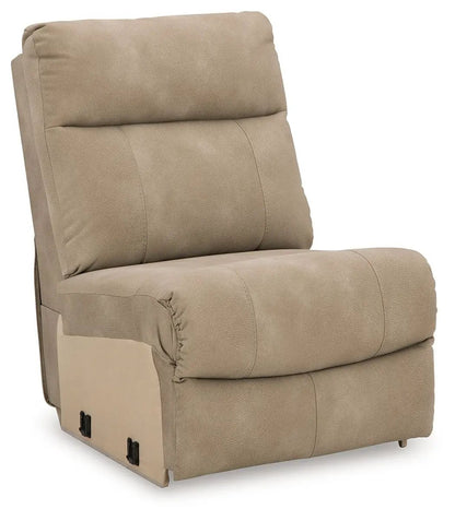 Next-Gen Durapella reclining sectional beige upholstery by Unique Piece Furniture with plush on Tampa Home & Garden Store