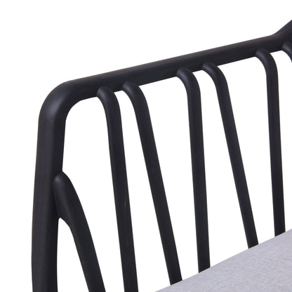 Huron Outdoor Resin Club Chair Set of Two