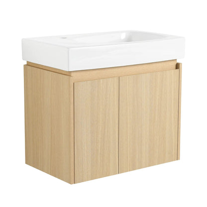 Modern Bathroom Vanity with Ceramic Basin Sink