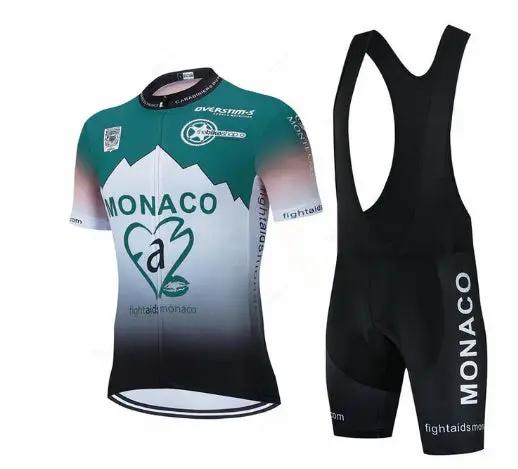 Purple Men Short Sleeve Suspender Cycling Suit