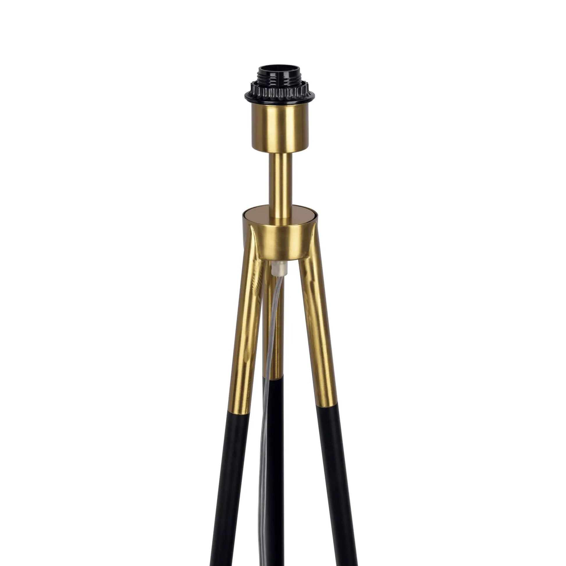 Floor lamp Sway with triple gold legs and black top socket Unique Piece Furniture on Tampa Home & Garden Store