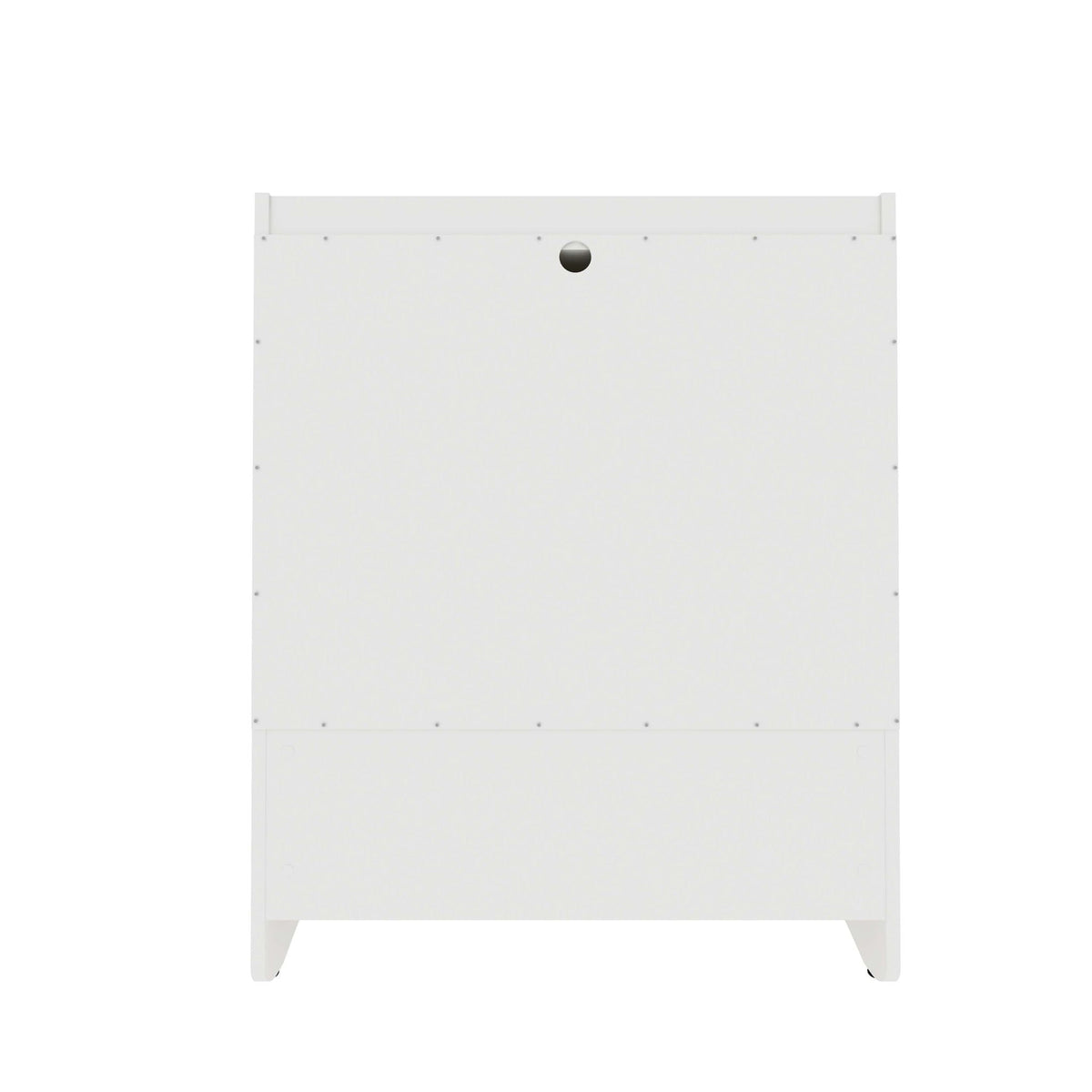 Nightstand with 3 drawers in white finish by HouseOfZazla, accent nightstand with quiet glide on Tampa Home & Garden Store