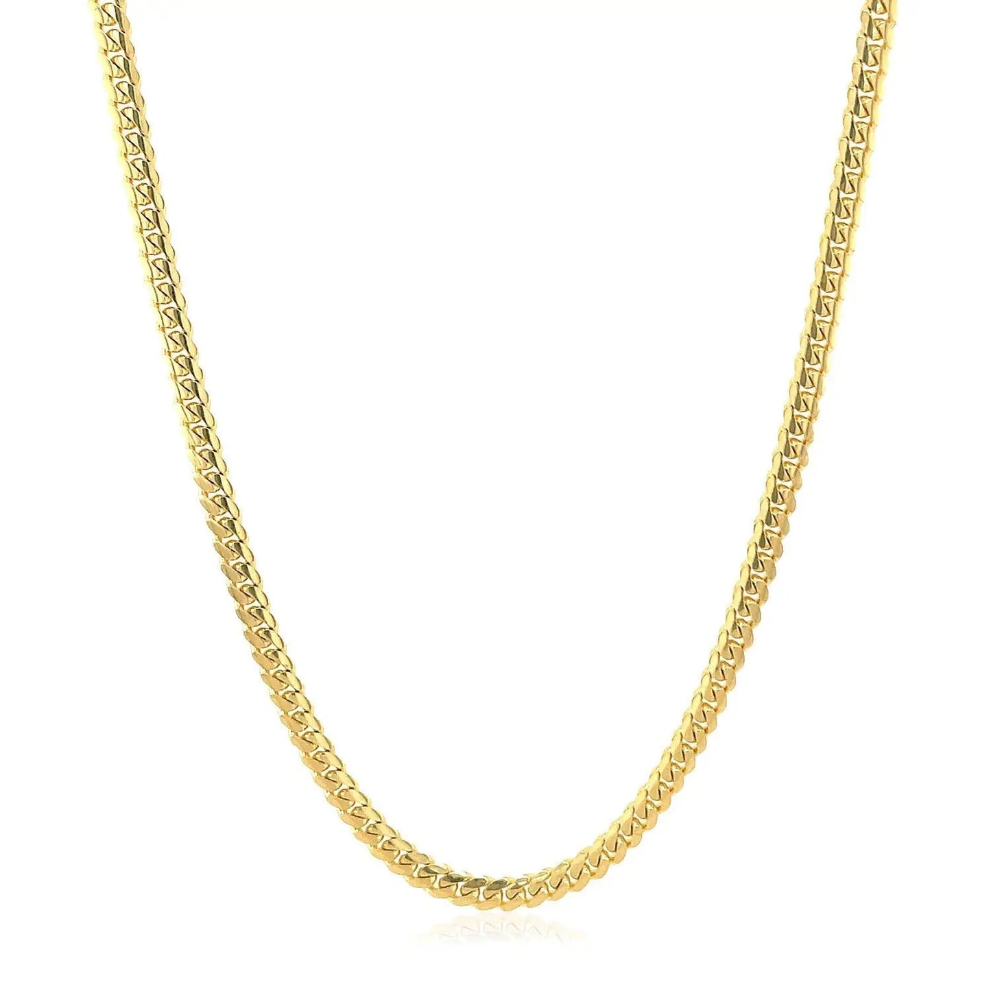 Necklace 2.6mm 14k yellow gold Miami Cuban chain by Bids.com on Tampa Home & Garden Store