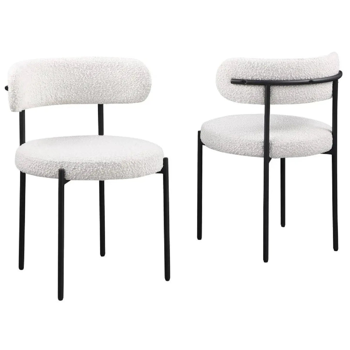 Upholstered Kitchen Chairs Set of Two for Dining
