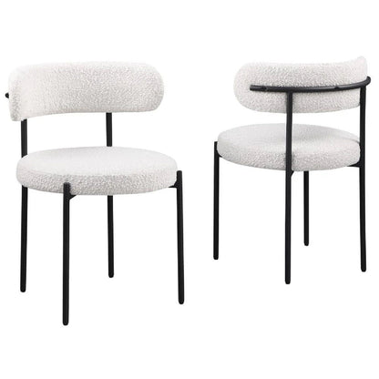 Contemporary Upholstered Kitchen Chairs for Two