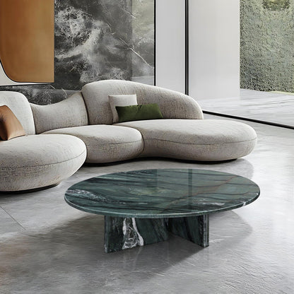 Luxury Marble Coffee Table With Unique Veining