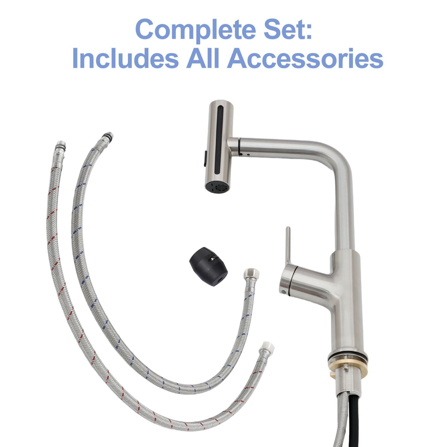 360 Degrees Pull Down Kitchen Faucet with 4 Spray