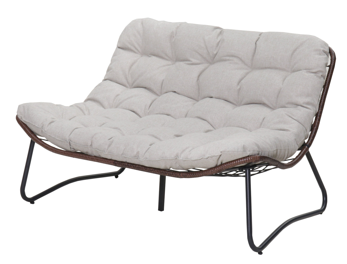 Outdoor Patio Loveseat and Luxury Cushions