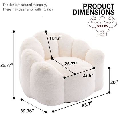 Elegant Lotus Style Pull Down Sofa with Legs