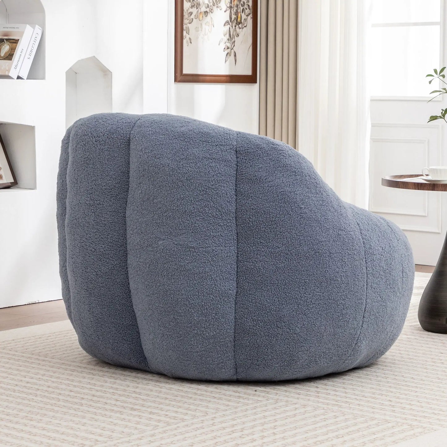 Comfy Bean Bag Chair with Memory Foam Filler