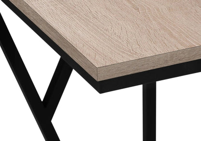 C Shaped Accent Table with Contemporary Design