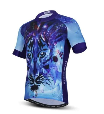 Cycling Jersey Men Lion 3D Breathable Top