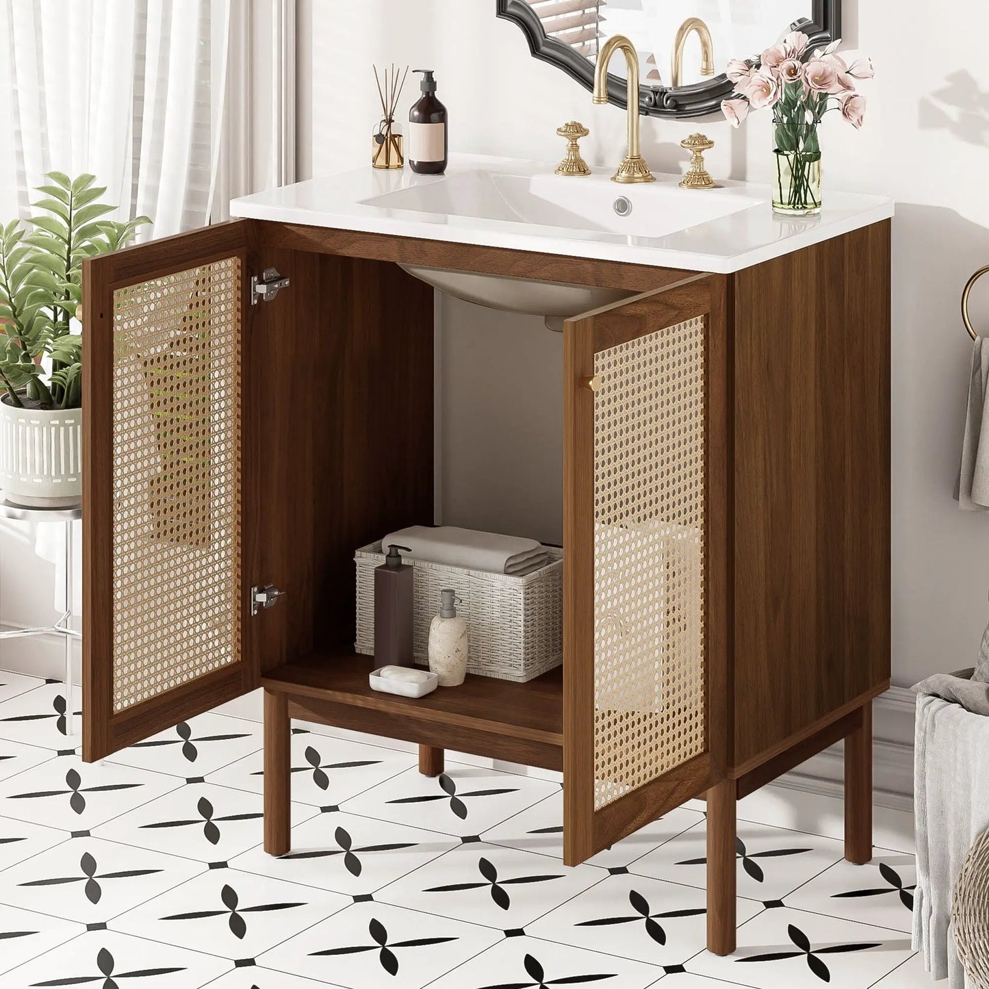 Bathroom Vanity Cabinet With Soft Close Doors
