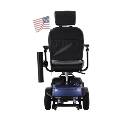Compact 4 Wheel Mobility Scooter and a Basket