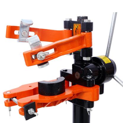 Hand operated coil spring press compressor for vehicle steering suspension orange black on Tampa Home & Garden Store