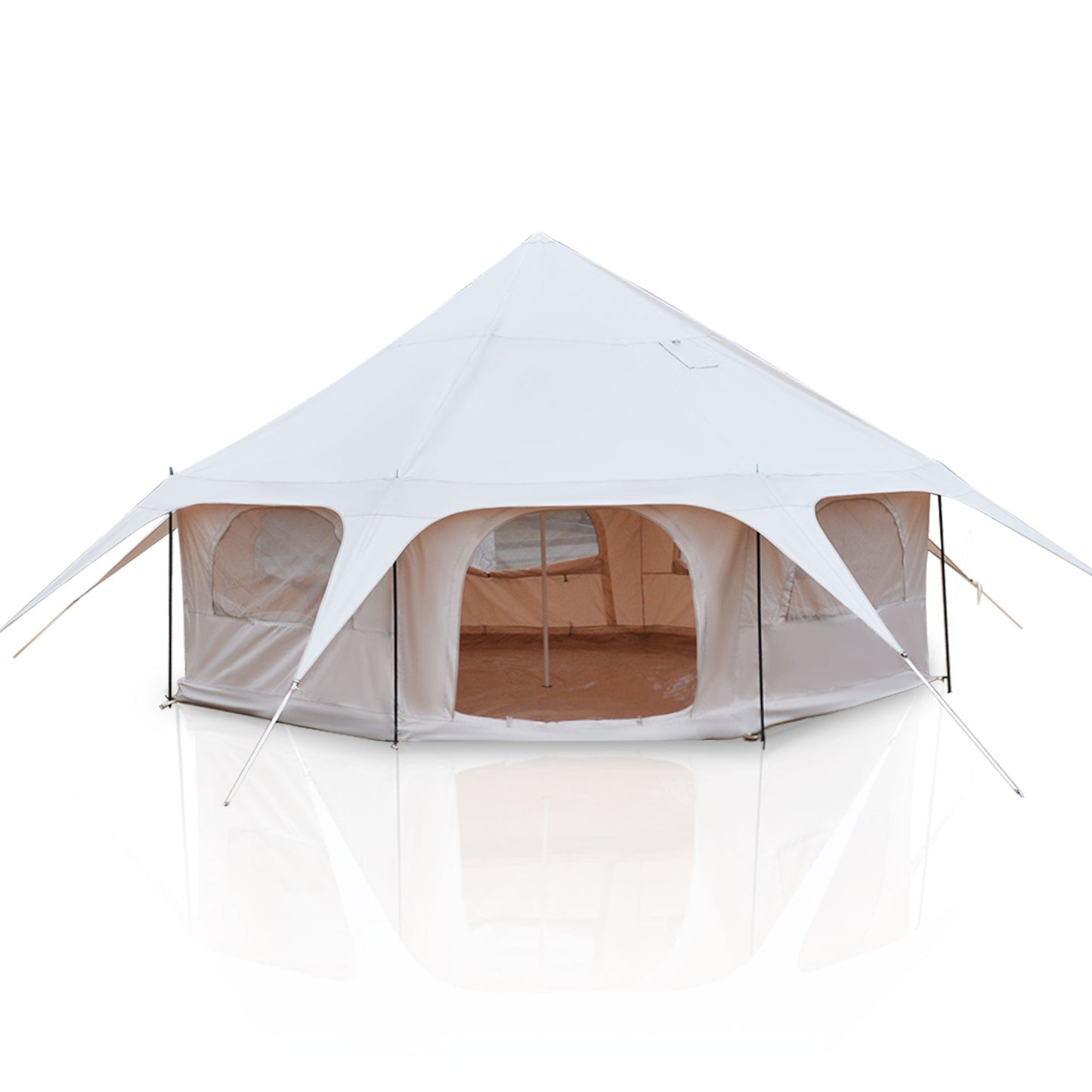 Spacious 600D Oxford Bell Tent with Stove Jack