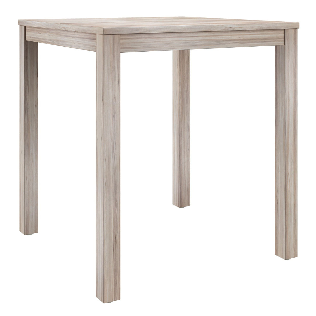 Modern Table Set beige wood finish with compact design and square legs for bar & pub use on Tampa Home & Garden Store