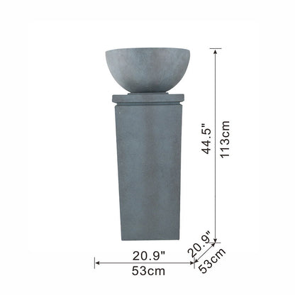 Zen Bowl Water Fountain and Relaxing Garden Decor