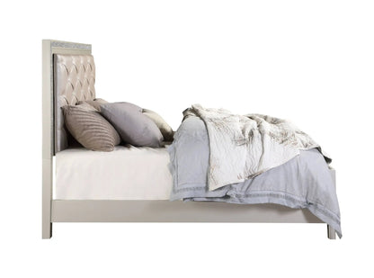 Sliverfluff Bed With LED Lighting and Headboard