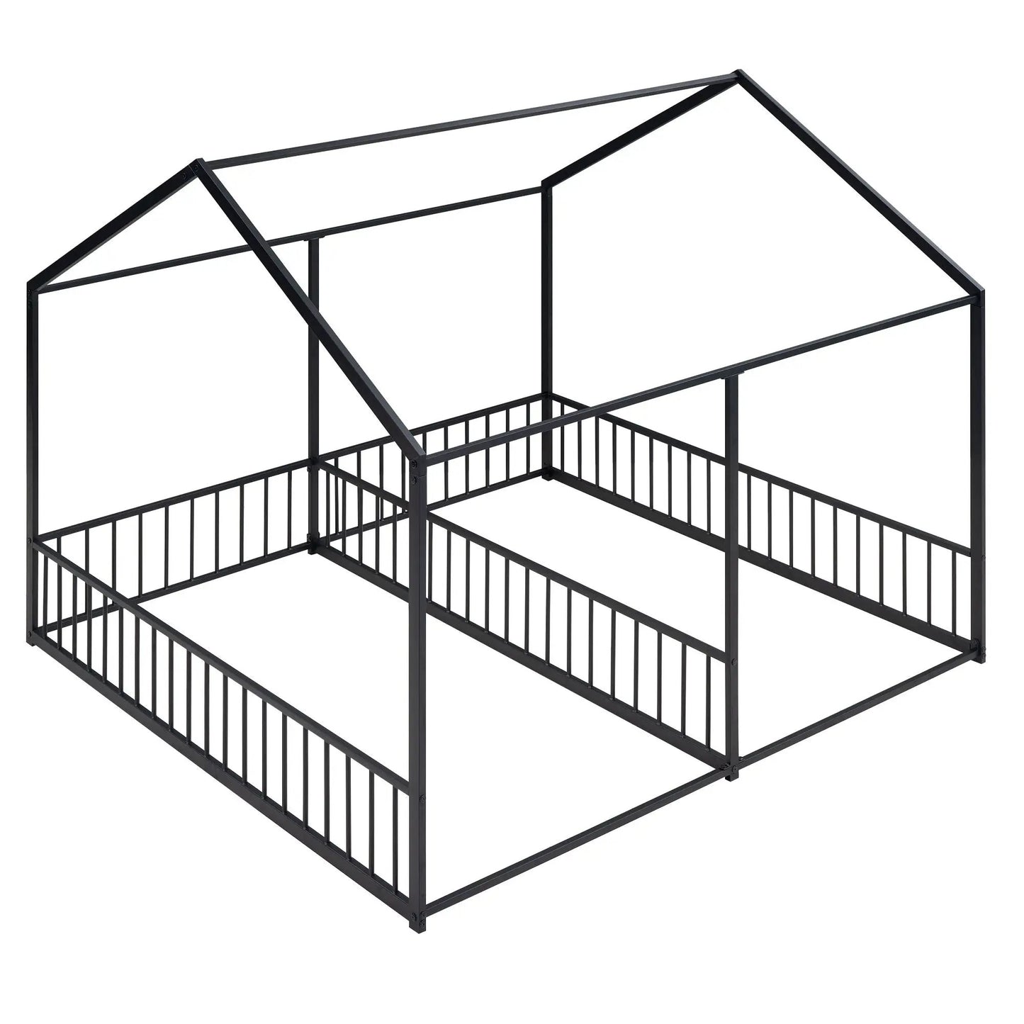House Platform Beds For Two With Guardrails