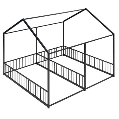 House Platform Beds For Two With Guardrails