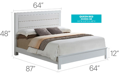 Comfortable Modern Full Bed and Wood Frame