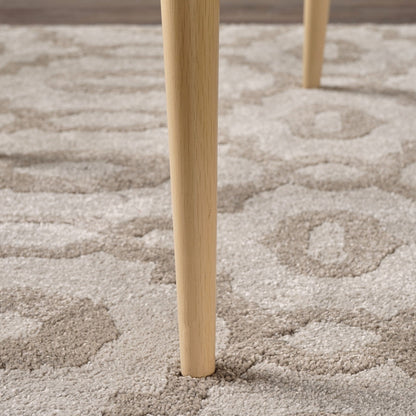 Elegant dining chair leg pair in natural light wood HouseOfZazla armchairs on Tampa Home & Garden Store