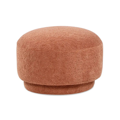Fuji Mushroom Footstool Ottoman, upholstered terracotta fabric ottoman by Unique Piece Furniture on Tampa Home & Garden Store