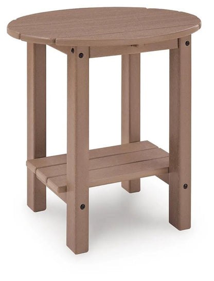 Grover Beach Oval Table brown wood finish coffee table by Unique Piece Furniture on Tampa Home & Garden Store