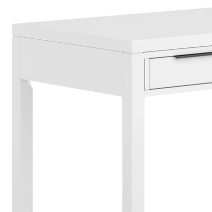White Hollander handcrafted desk with a single front drawer by Unique Piece Furniture on Tampa Home & Garden Store