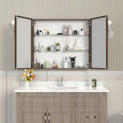 Medicine Cabinet Wall Mounted Mirror with Storage