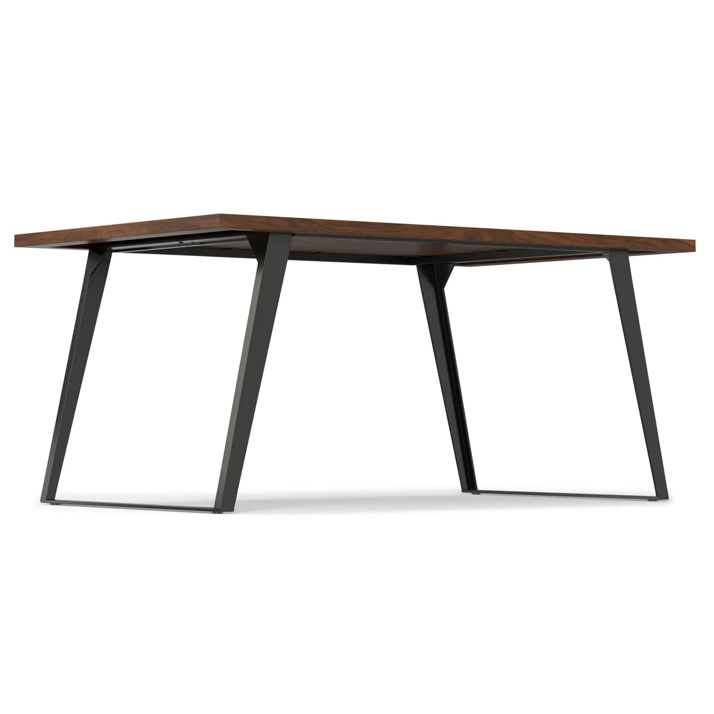 Lowry Square Dining Table wood top with metal legs Unique Piece on Tampa Home & Garden Store