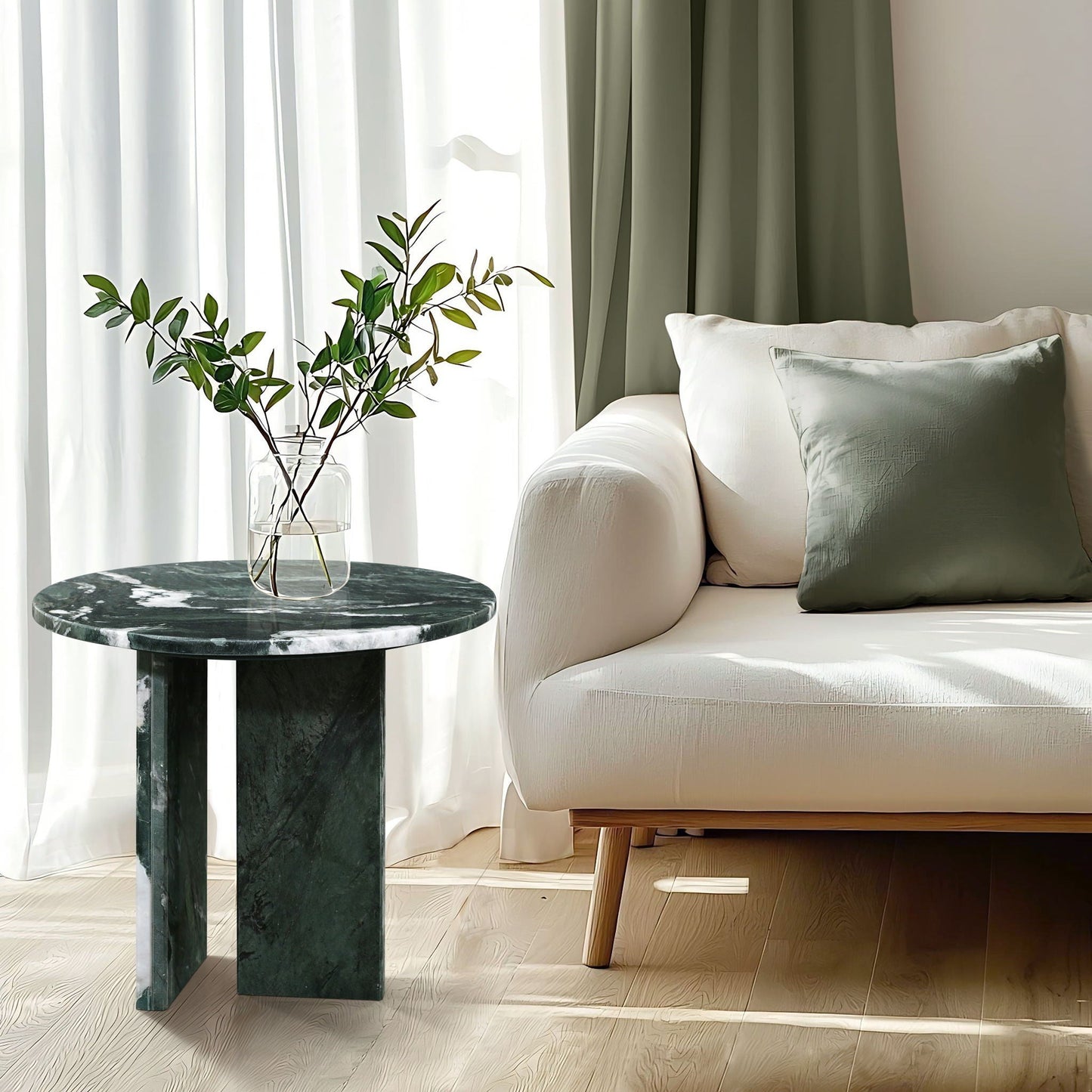 Luxury Marble Coffee Table With Unique Veining