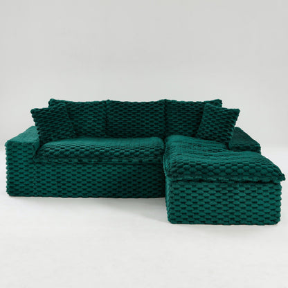 Modular Convertible Sofa and Twin Chaise Lounge
