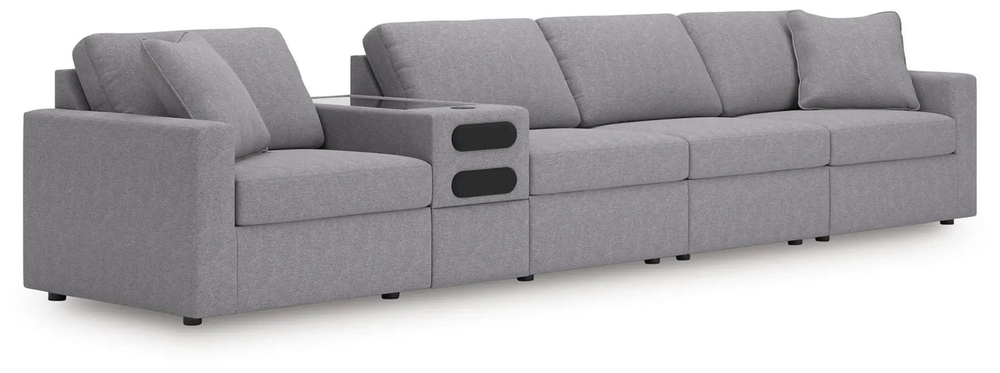Modmax Sectional in Granite Performance Fabric