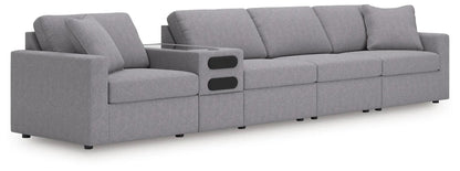 Modmax Sectional in Granite Performance Fabric