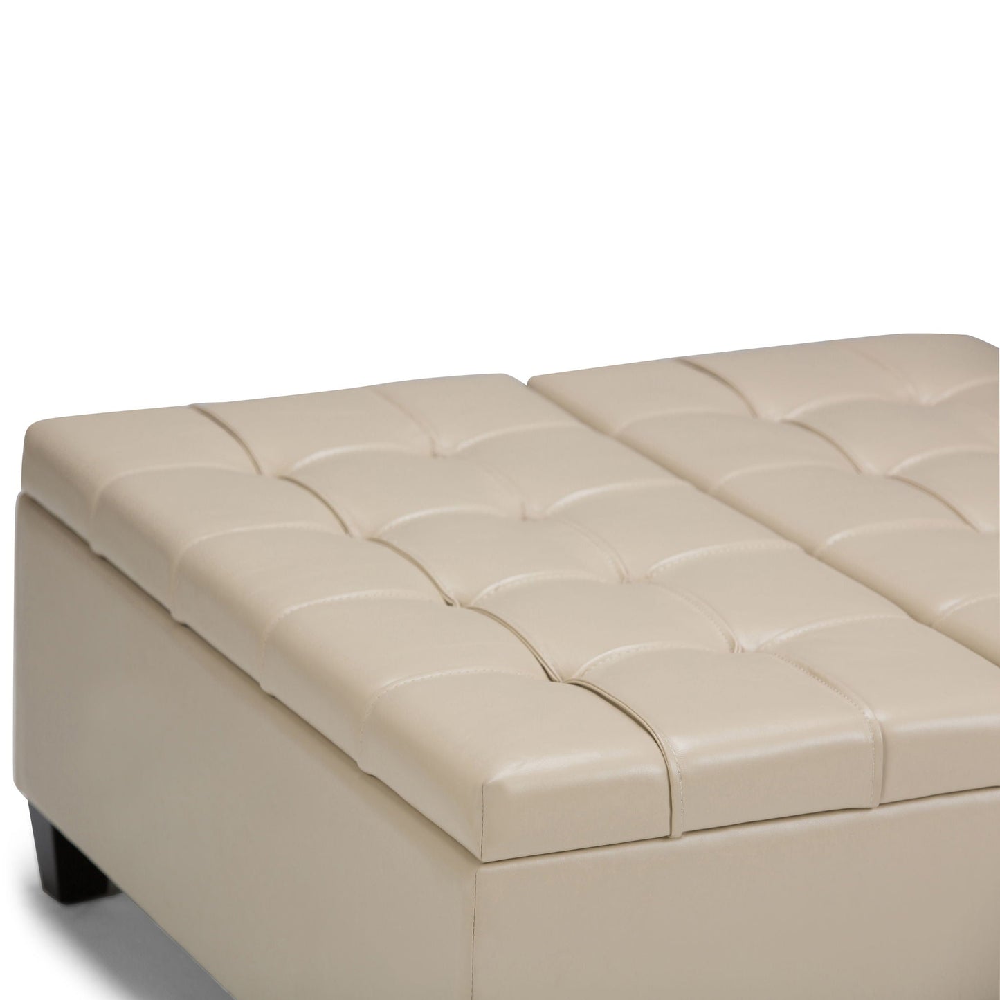 Harrison Upholstered Coffee Table Storage Ottoman