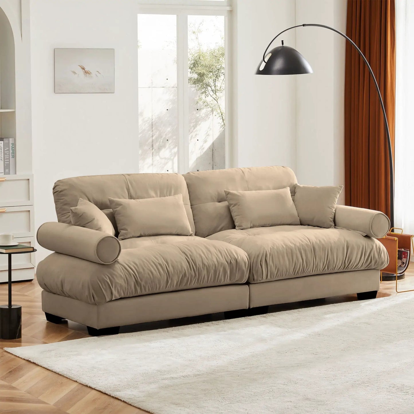 Modern Oversize Sofa With Cloud Like Comfort
