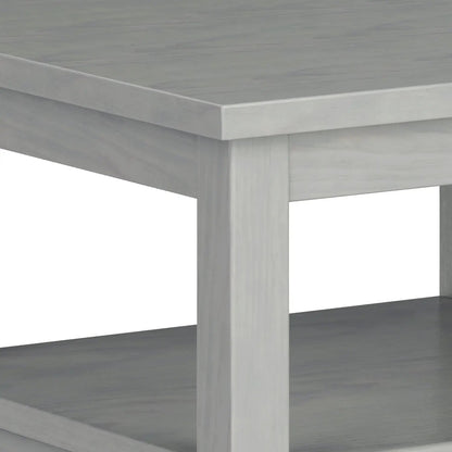 Warm Shaker coffee table, graywashed wood, square legs by Unique Piece Furniture on Tampa Home & Garden Store