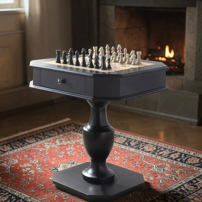 Galini Game Table with Three Classic Games