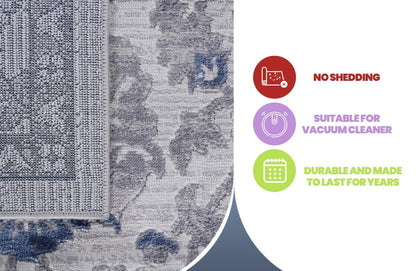 Marfi Oriental Area Rug in Neutral Palette
