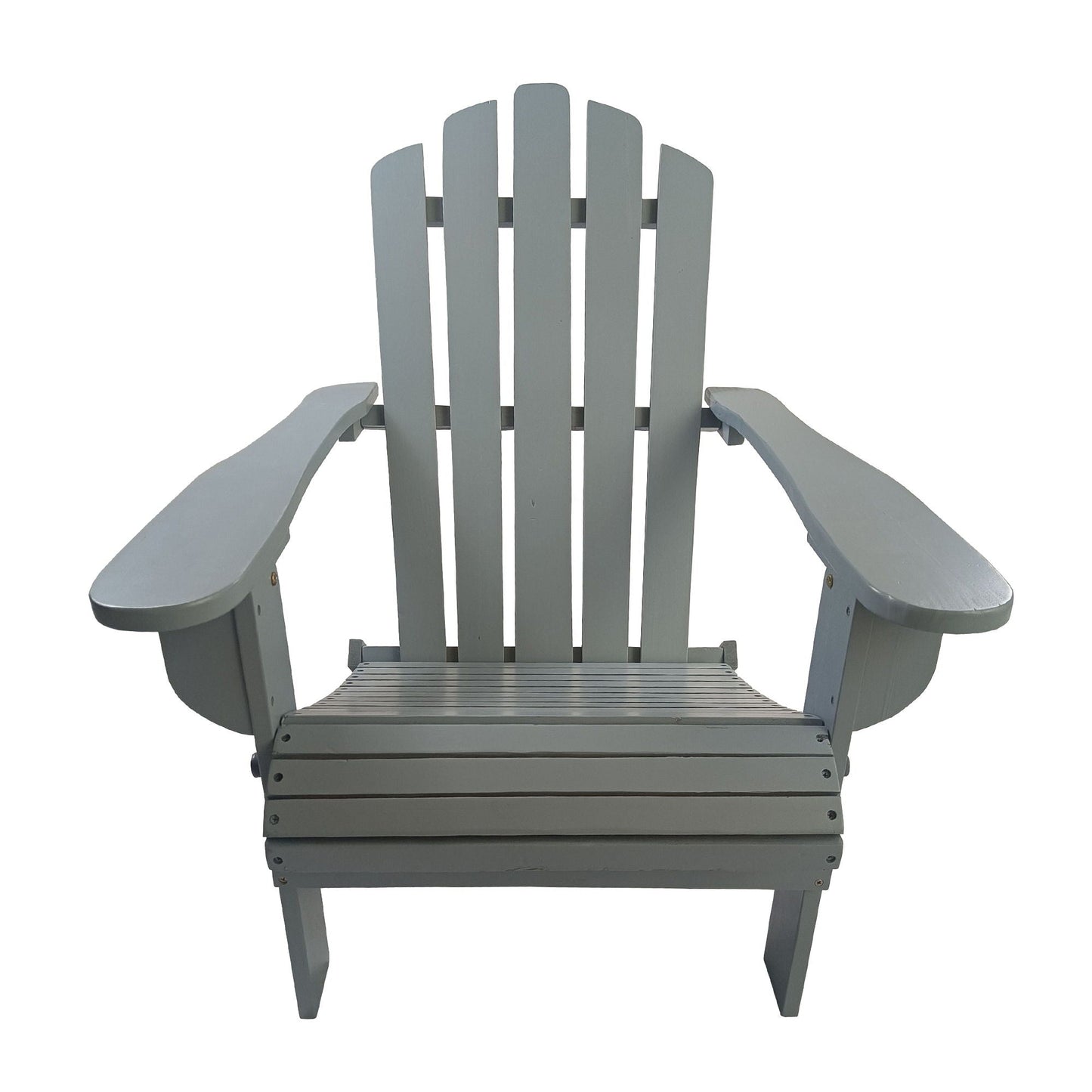 Foldable Outdoor Adirondack Chair Walnut