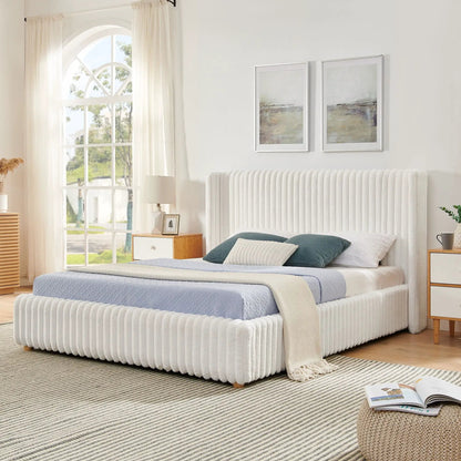 Vertical Striped Bed with Gas Lift Storage